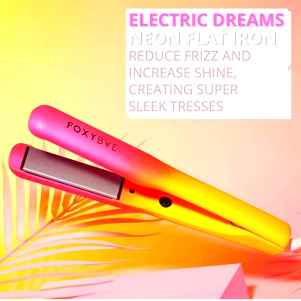 **FLASH SALE** FOXYBAE Electric Dream Neon Flat Iron